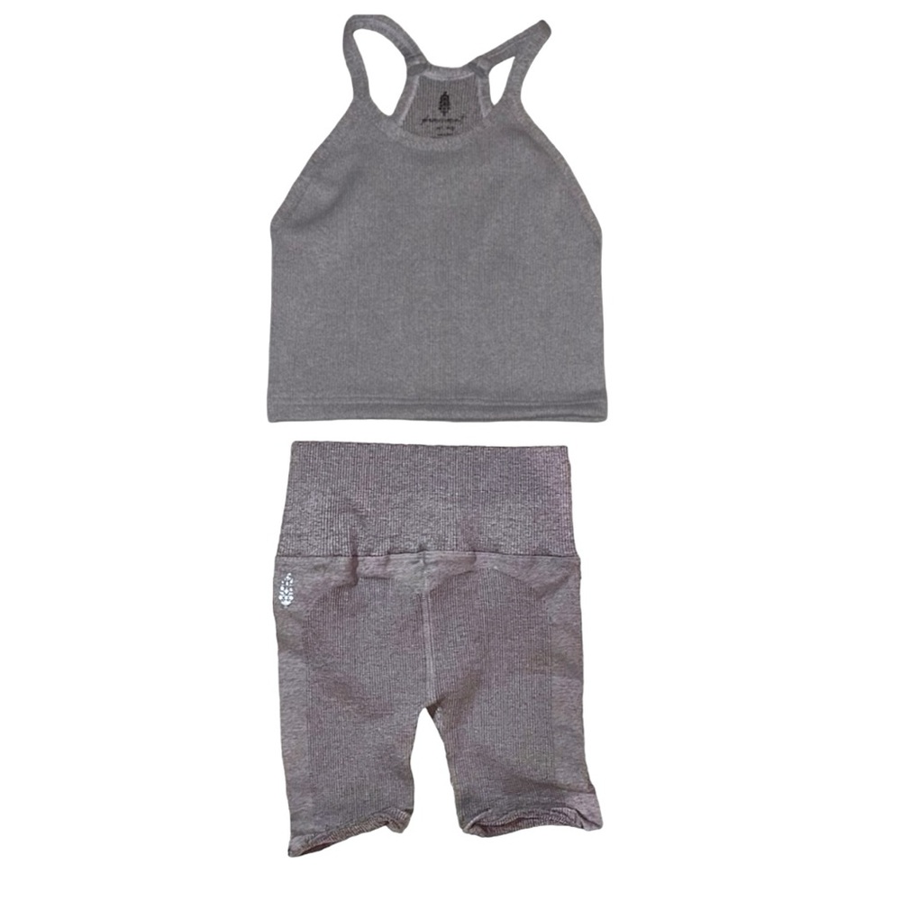 NWT Free People Movement Happiness Runs Top & Shorts 2pc Set - Picture 5 of 8